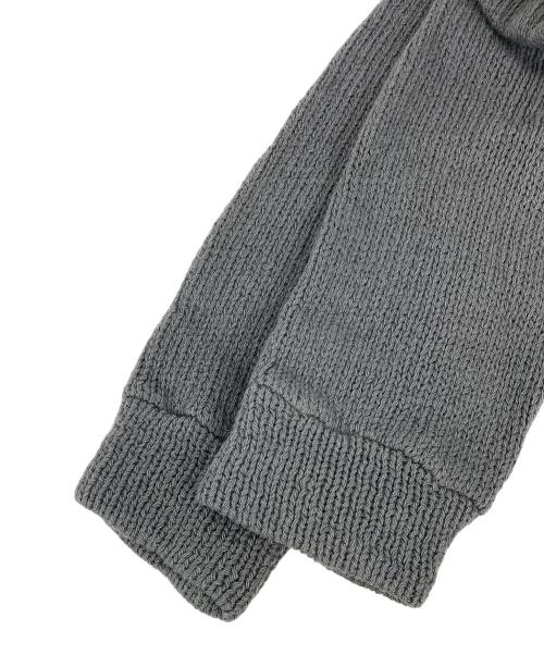 COMME des GARCONS HOMME PLUS（コムデギャルソンオムプリュス）COMME des GARCONS HOMME PLUS (コムデギャルソンオムプリュス) ハーフジップニット グレー サイズ:無しの古着・服飾アイテム