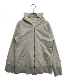 R&D.M.Co-OLDMAN'S TAILOR（オールドマンズテーラー）の古着「ジップアップパーカー」｜グレー