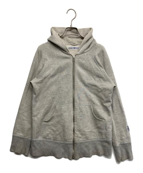 R&D.M.Co-OLDMAN'S TAILOR（オールドマンズテーラー）R&D.M.Co-OLDMAN'S TAILOR (オールドマンズテーラー) ジップアップパーカー グレー サイズ:Lの古着・服飾アイテム