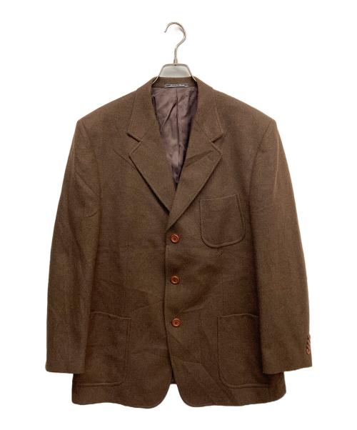 GMB（ジーエムビー）GMB (ジーエムビー) ウール混テーラードジャケット ブラウン サイズ:54の古着・服飾アイテム