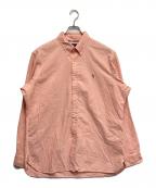 RALPH LAURENラルフローレン）の古着「ボタンダウンシャツ」｜オレンジ