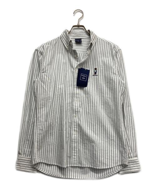 SHIPS（シップス）SHIPS (シップス) TeddyBear (テディベア) ボタンダウンシャツ ホワイト サイズ:M 未使用品の古着・服飾アイテム