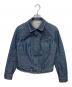 LEVI'S RED（リーバイス レッド）の古着「ジップアップデニムジャケット」｜ブルー