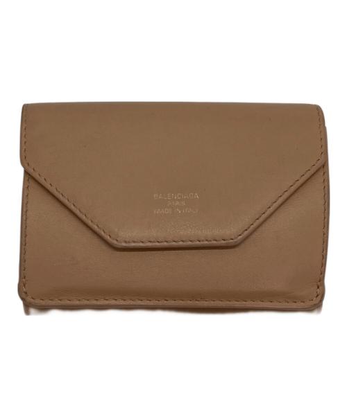 BALENCIAGA（バレンシアガ）BALENCIAGA (バレンシアガ) エンベロープミニウォレット ベージュの古着・服飾アイテム