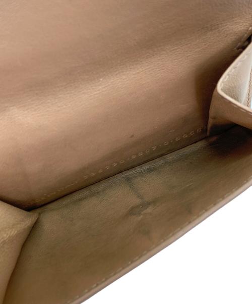 BALENCIAGA（バレンシアガ）BALENCIAGA (バレンシアガ) エンベロープミニウォレット ベージュの古着・服飾アイテム