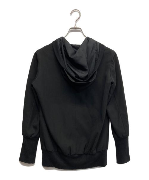 Y's（ワイズ）Y's (ワイズ) ウールフードジャケット ブラック サイズ:3の古着・服飾アイテム