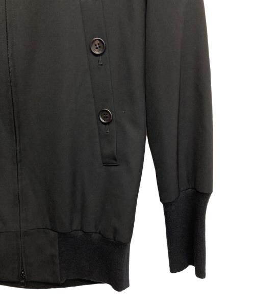 Y's（ワイズ）Y's (ワイズ) ウールフードジャケット ブラック サイズ:3の古着・服飾アイテム