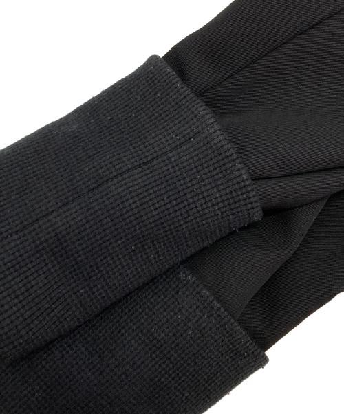 Y's（ワイズ）Y's (ワイズ) ウールフードジャケット ブラック サイズ:3の古着・服飾アイテム