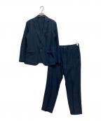 SHIPSシップス）の古着「ウールライクセットアップ」｜ネイビー