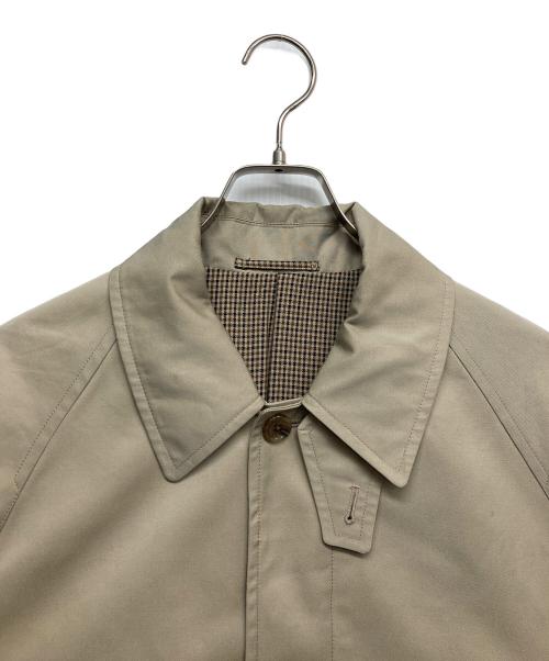 green label relaxing（グリーンレーベルリラクシング）green label relaxing (グリーンレーベルリラクシング) ミドル ステンカラー コート ベージュ サイズ:Sの古着・服飾アイテム