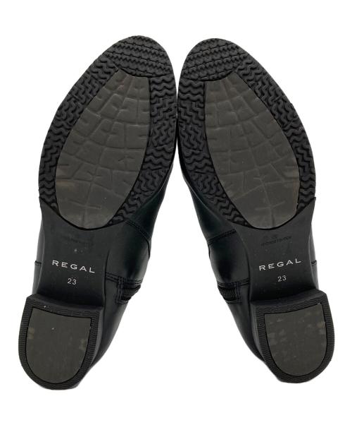 REGAL（リーガル）REGAL (リーガル) ジップアップブーツ ブラック サイズ:23の古着・服飾アイテム