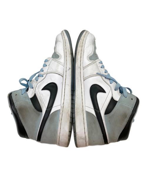 NIKE（ナイキ）NIKE (ナイキ) エアジョーダン1 ミッド ホワイト×ブルー サイズ:28の古着・服飾アイテム