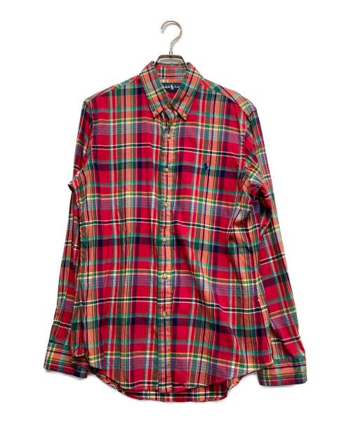 RALPH LAUREN（ラルフローレン）RALPH LAUREN (ラルフローレン) チェックシャツ レッド サイズ:Mの古着・服飾アイテム