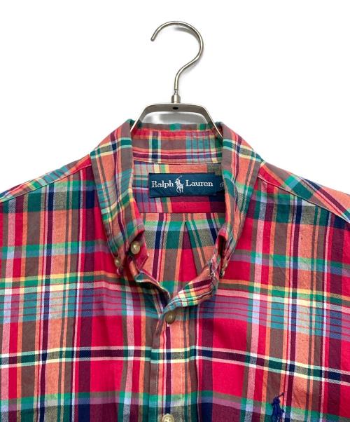 RALPH LAUREN（ラルフローレン）RALPH LAUREN (ラルフローレン) チェックシャツ レッド サイズ:Mの古着・服飾アイテム