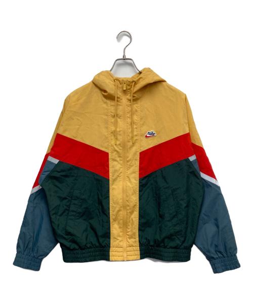 NIKE（ナイキ）NIKE (ナイキ) ナイロンジャケット イエロー サイズ:Lの古着・服飾アイテム