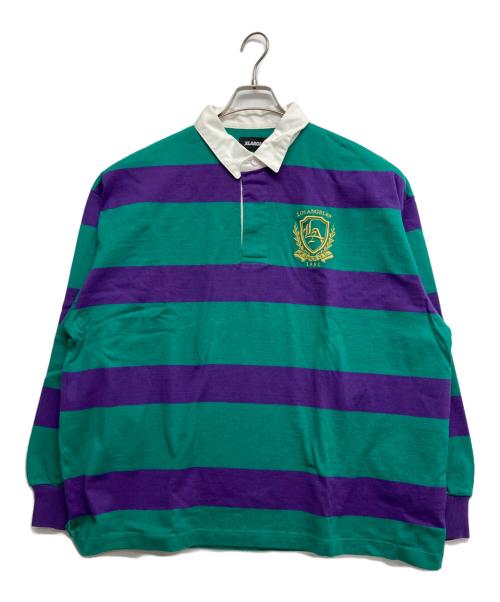 X-LARGE（エクストララージ）X-LARGE (エクストララージ) Long sleeve POLO shirt グリーン サイズ:Lの古着・服飾アイテム