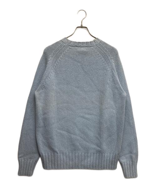 RIVER WOODS（リバーウッズ）RIVER WOODS (リバーウッズ) 星条旗コットンニット スカイブルー サイズ:Lの古着・服飾アイテム