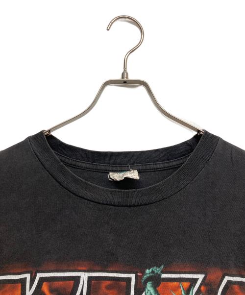 Tour champ（ツアーチャンプ）TOUR CHAMP (ツアーチャンプ) 90’sプリントTシャツ ブラック サイズ:XLの古着・服飾アイテム