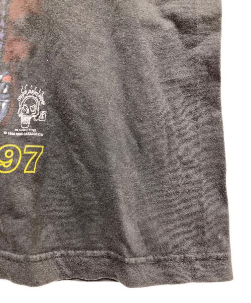 Tour champ（ツアーチャンプ）TOUR CHAMP (ツアーチャンプ) 90’sプリントTシャツ ブラック サイズ:XLの古着・服飾アイテム