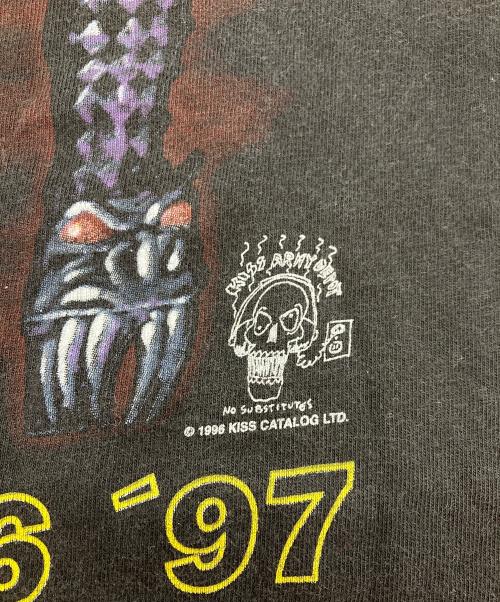 Tour champ（ツアーチャンプ）TOUR CHAMP (ツアーチャンプ) 90’sプリントTシャツ ブラック サイズ:XLの古着・服飾アイテム