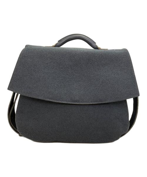 beauty:beast（ビューティービースト）beauty:beast (ビューティービースト) メルトンショルダーバッグ ネイビーの古着・服飾アイテム