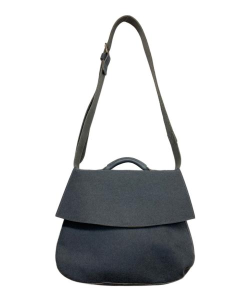 beauty:beast（ビューティービースト）beauty:beast (ビューティービースト) メルトンショルダーバッグ ネイビーの古着・服飾アイテム