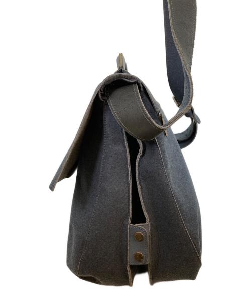 beauty:beast（ビューティービースト）beauty:beast (ビューティービースト) メルトンショルダーバッグ ネイビーの古着・服飾アイテム