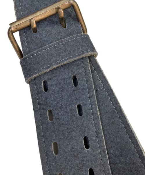 beauty:beast（ビューティービースト）beauty:beast (ビューティービースト) メルトンショルダーバッグ ネイビーの古着・服飾アイテム