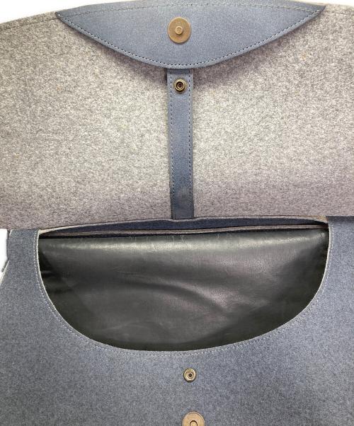beauty:beast（ビューティービースト）beauty:beast (ビューティービースト) メルトンショルダーバッグ ネイビーの古着・服飾アイテム