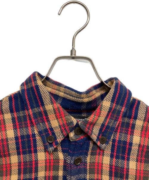 UNDERCOVER（アンダーカバー）UNDERCOVER (アンダーカバー) オーバーサイズネルシャツ レッド×ネイビー サイズ:3の古着・服飾アイテム