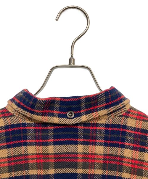 UNDERCOVER（アンダーカバー）UNDERCOVER (アンダーカバー) オーバーサイズネルシャツ レッド×ネイビー サイズ:3の古着・服飾アイテム