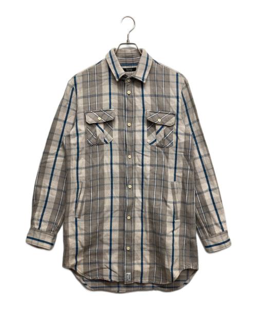 UNDERCOVERISM（アンダーカバーイズム）UNDERCOVERISM (アンダーカバーイズム) ロング ネルシャツ ホワイト サイズ:3の古着・服飾アイテム