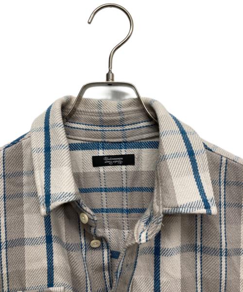 UNDERCOVERISM（アンダーカバーイズム）UNDERCOVERISM (アンダーカバーイズム) ロング ネルシャツ ホワイト サイズ:3の古着・服飾アイテム