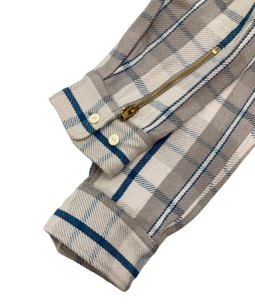 UNDERCOVERISM（アンダーカバーイズム）UNDERCOVERISM (アンダーカバーイズム) ロング ネルシャツ ホワイト サイズ:3の古着・服飾アイテム