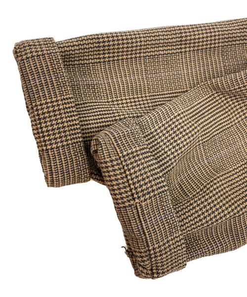 NEMETH（ネメス）Nemeth (ネメス) ハウンドトゥースカバーオール ブラウン サイズ:FREEの古着・服飾アイテム