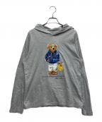 POLO RALPH LAURENポロ・ラルフローレン）の古着「プリントパーカー」｜グレー