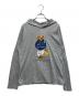 POLO RALPH LAUREN（ポロ・ラルフローレン）の古着「プリントパーカー」｜グレー