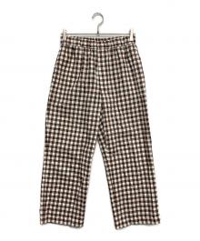 maillot（マイヨ）の古着「Wide Easy Trouser」｜ブラウン