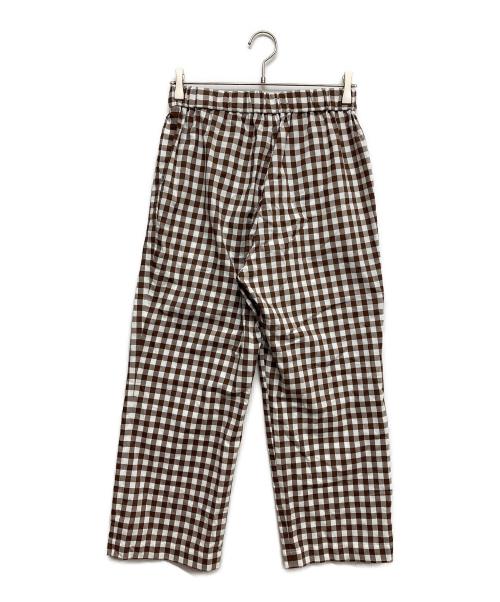 maillot（マイヨ）maillot (マイヨ) Wide Easy Trouser ブラウンの古着・服飾アイテム