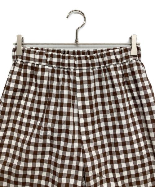 maillot（マイヨ）maillot (マイヨ) Wide Easy Trouser ブラウンの古着・服飾アイテム