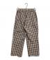 maillot (マイヨ) Wide Easy Trouser ブラウン：4000円