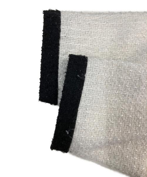 FICTION TOKYO（フィクショントーキョー）FICTION TOKYO (フィクショントーキョー) セーラーツイードジャケット ホワイト サイズ:FREEの古着・服飾アイテム