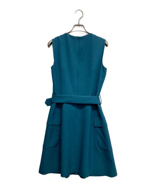 To b. by agnes b.（トゥービー バイ アニエスベー）To b. by agnes b. (トゥービー バイ アニエスベー) フラップポケットワンピース グリーン サイズ:38の古着・服飾アイテム