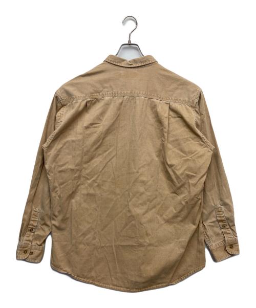 ST JOHN'S BAY（セントジョンズベイ）ST JOHN'S BAY (セントジョンズベイ) コットンシャツ ベージュ サイズ:XLの古着・服飾アイテム