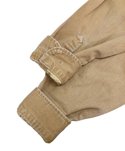 ST JOHN'S BAY（セントジョンズベイ）ST JOHN'S BAY (セントジョンズベイ) コットンシャツ ベージュ サイズ:XLの古着・服飾アイテム