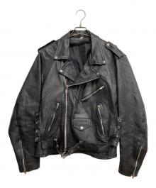 古着（フルギ）の古着「ダブルライダースジャケット」｜ブラック