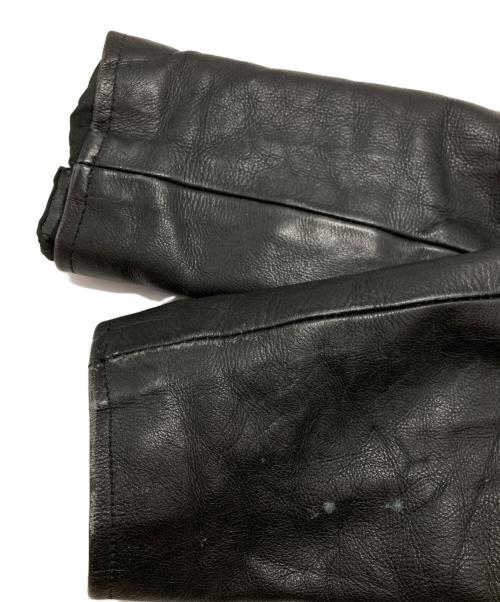 古着（フルギ）古着 (フルギ) ダブルライダースジャケット ブラック サイズ:表記なしの古着・服飾アイテム