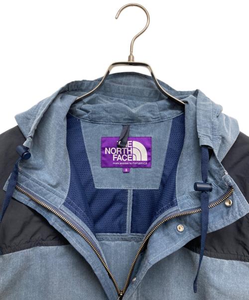 THE NORTHFACE PURPLELABEL（ザ・ノースフェイス パープルレーベル）THE NORTHFACE PURPLELABEL (ザ・ノースフェイス パープルレーベル) Indigo Mountain Wind Parka ブルー サイズ:Sの古着・服飾アイテム