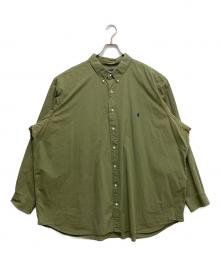 POLO RALPH LAUREN（ポロ・ラルフローレン）の古着「ボタンダウンシャツ」｜カーキ