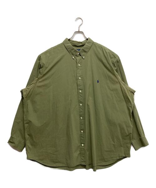 POLO RALPH LAUREN（ポロ・ラルフローレン）POLO RALPH LAUREN (ポロ・ラルフローレン) ボタンダウンシャツ カーキ サイズ:4XBの古着・服飾アイテム